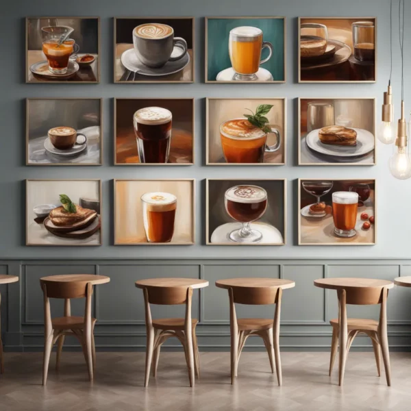 Unique Art Pieces for Cafes and Bars